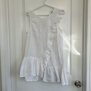 Wildfire cotton eyelet top size medium